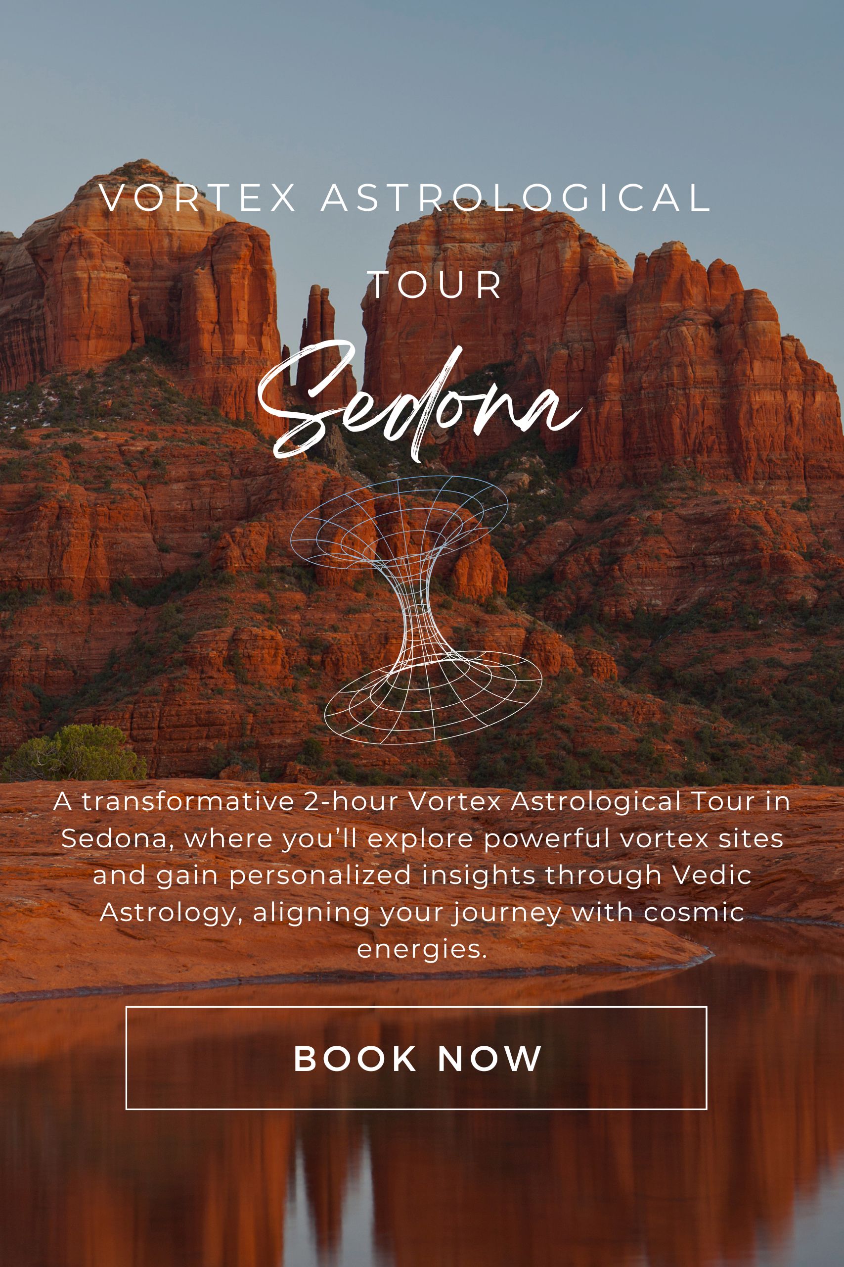 2-hour Sedona Vortex Astrological Tour guided by Vedic Astrologer Sanjay Sone, exploring Sedona’s energy sites and astrological insights.